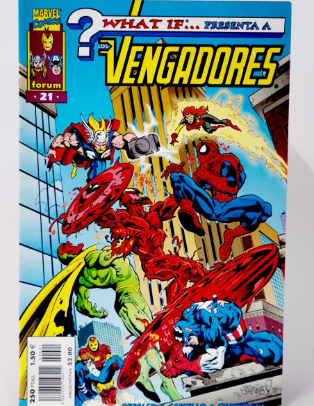 CÓMIC LOS VENGADORES 21 VOL.1 FORUM MARVEL VOLUMEN GRAPA DE KIOSCO