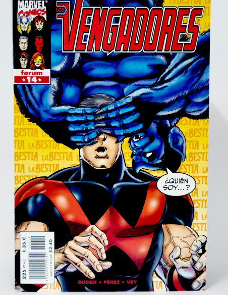 CÓMIC LOS VENGADORES 14 VOL.3 FORUM MARVEL VOLUMEN GRAPA DE KIOSCO