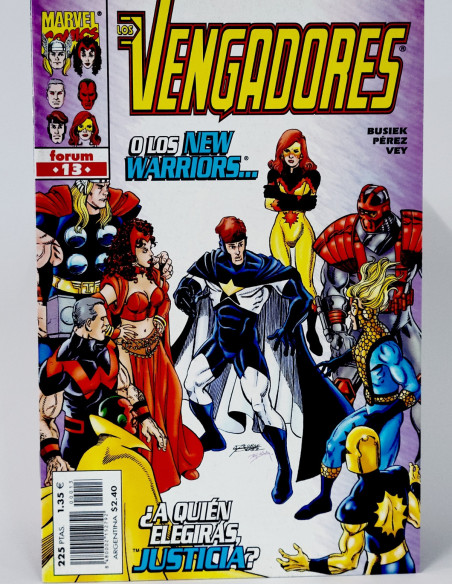 CÓMIC LOS VENGADORES 13 VOL.3 FORUM MARVEL VOLUMEN GRAPA DE KIOSCO