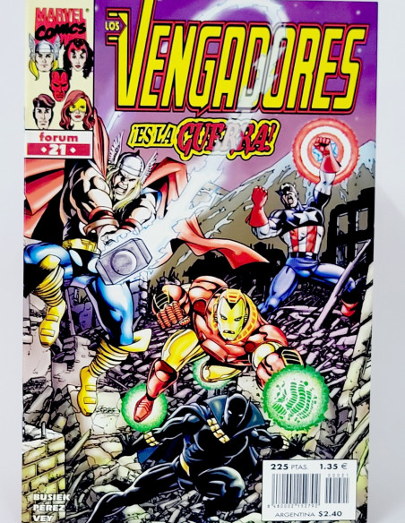 CÓMIC LOS VENGADORES 21 VOL.3 FORUM MARVEL VOLUMEN GRAPA DE KIOSCO
