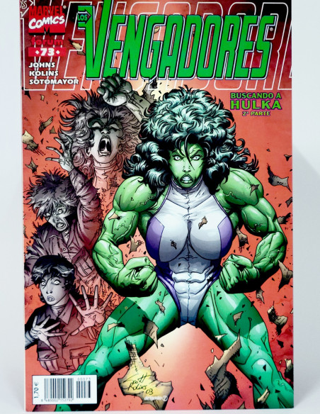 CÓMIC LOS VENGADORES 73 VOL.3 FORUM MARVEL VOLUMEN GRAPA DE KIOSCO
