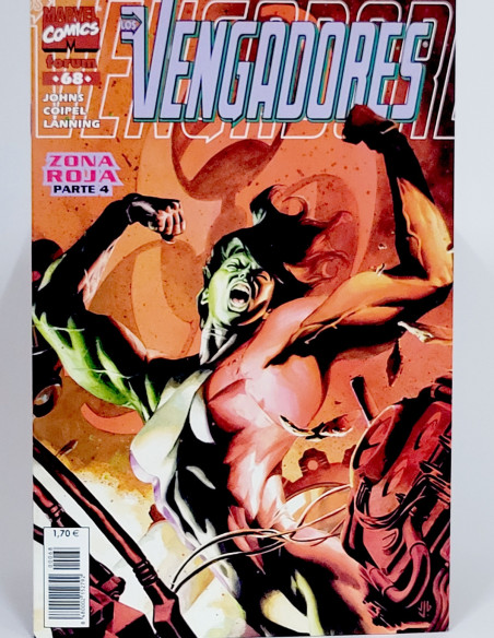 CÓMIC LOS VENGADORES 68 ZONA ROJA VOL.3 FORUM MARVEL VOLUMEN GRAPA DE KIOSCO
