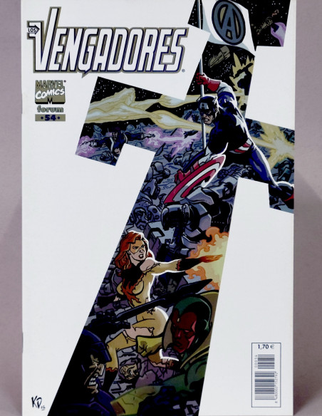 CÓMIC LOS VENGADORES 54 VOL.3 FORUM MARVEL VOLUMEN GRAPA DE KIOSCO