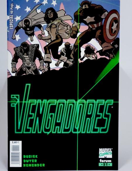 CÓMIC LOS VENGADORES 51 VOL.3 FORUM MARVEL VOLUMEN GRAPA DE KIOSCO
