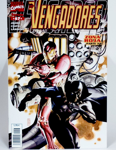 CÓMIC LOS VENGADORES 67 VOL.3 ZONA ROJA FORUM MARVEL VOLUMEN GRAPA DE KIOSCO