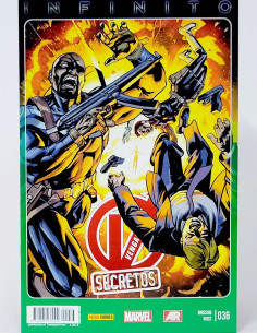 CÓMIC VENGADORES SECRETOS 36 INFINITO PANINI MARVEL GRAPA...