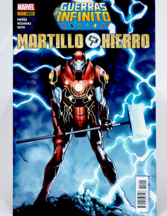 CÓMIC GUERRAS DEL INFINITO MARTILLO DE HIERRO PANINI...