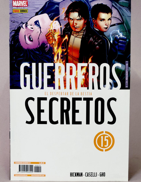 CÓMIC GERREROS SECRETOS 15 EL DESPERTAR DE LA BESTIA PANINI MARVEL GRAPA DE KIOSCO