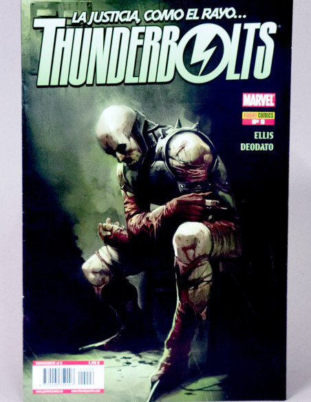 CÓMIC THUNDERBOLTS 6 LA JUSTICIA PANINI MARVEL GRAPA DE KIOSCO