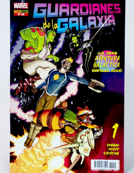 CÓMIC GUARDIANES DE LA GALAXIA 55 PANINI MARVEL GRAPA EXCELENTE ESTADO