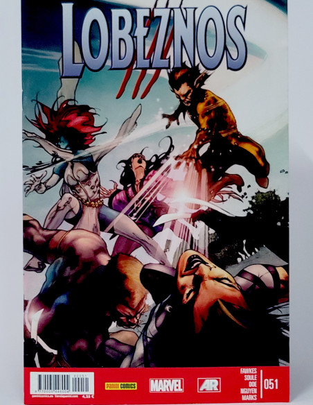 CÓMIC LOBEZNOS 51 PANINI MARVEL GRAPA EXCELENTE ESTADO