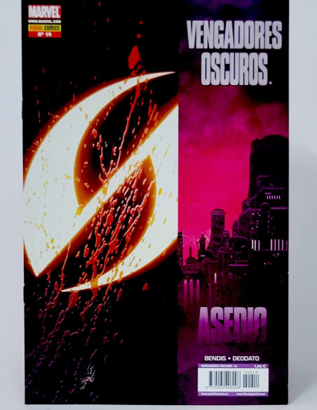 CÓMIC VENGADORES OSCUROS 14 ASEDIÓ PANINI MARVEL GRAPA EXCELENTE ESTADO