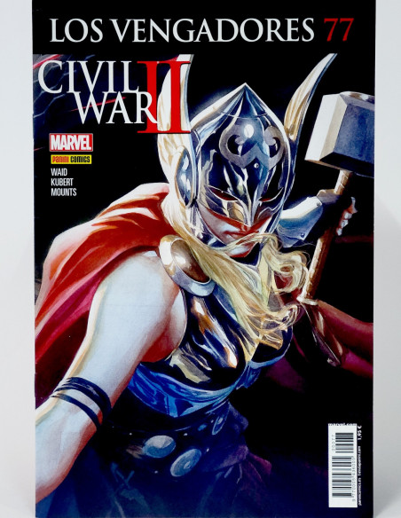 CÓMIC LOS VENGADORES 77 CIVIL WAR II PANINI MARVEL GRAPA EXCELENTE ESTADO