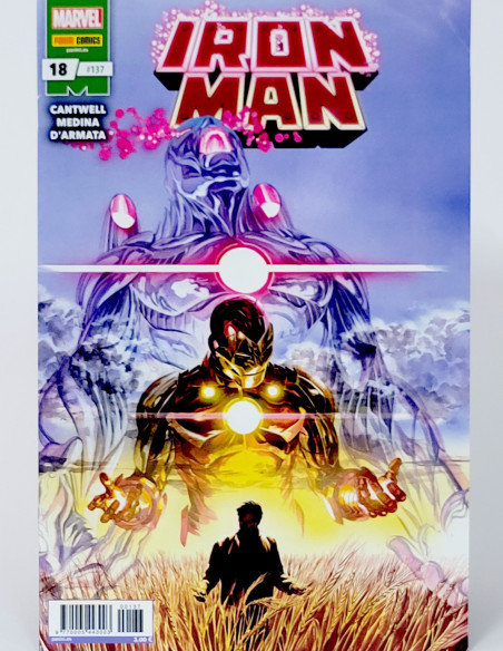 CÓMIC EL INVENCIBLE IRON MAN 137 PANINI MARVEL GRAPA EXCELENTE ESTADO