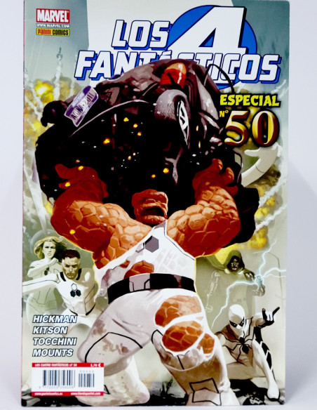 CÓMIC LOS CUATRO 4 FANTÁSTICOS 50 ESPECIAL PANINI MARVEL GRAPA EXCELENTE ESTADO