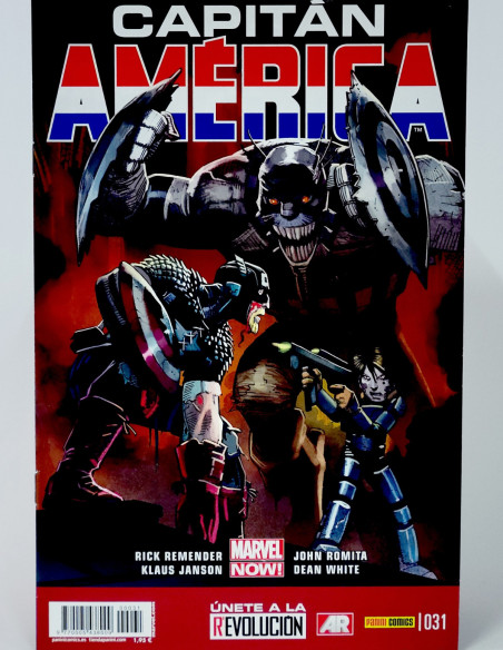 CÓMIC CAPITAN AMÉRICA 31 VOL.8 PANINI MARVEL VOLUMEN GRAPA EXCELENTE ESTADO