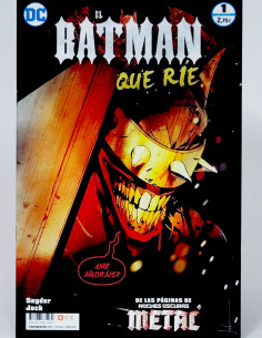 CÓMIC EL BATMAN Q UE RIE 1 DC ECC GRAPA EXCELENTE ESTADO