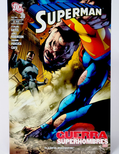 CÓMIC SUPERMAN 49 LA GUERRA DE LOS SUPER HOMBRES DCPLANETA DEAGOSTINI GRAPA EXCELENTE ESTADO