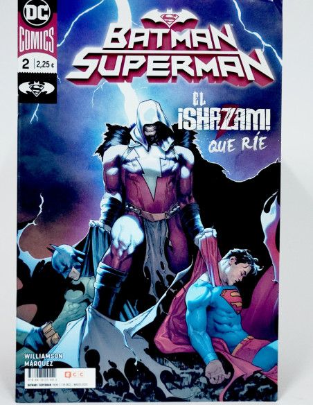 CÓMIC BATMAN SÚPERMAN 2 DC ECC GRAPA CASI EXCELENTE ESTADO