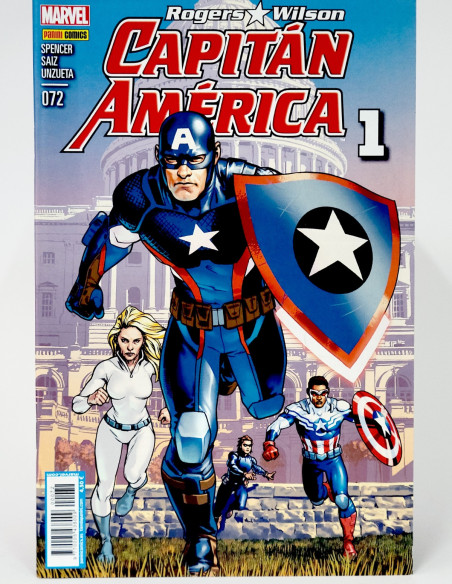 CÓMIC CAPITAN AMÉRICA 72 ROGERS WILSON PANINI MARVEL GRAPA CASI EXCELENTE ESTADO