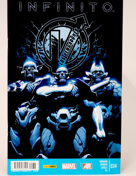 CÓMIC LOS VENGADORES 34 INFINITO PANINI MARVEL GRAPA CASI EXCELENTE ESTADO