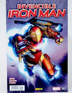 CÓMIC INVENCIBLE IRON MAN 63 PANINI MARVEL GRAPA MUY BUEN...