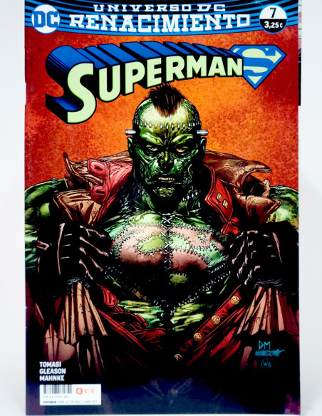 CÓMIC SUPERMAN 7 UNIVERSO DC RENACIMIENTO DC ECC MUY BUEN ESTADO