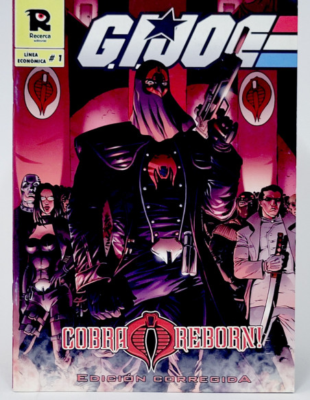 CÓMIC GIJOE COBRA REBORN EDICIÓN CORREGIDA RECERCA EDITORIAL GRAPA CASI EXCELENTE ESTADO