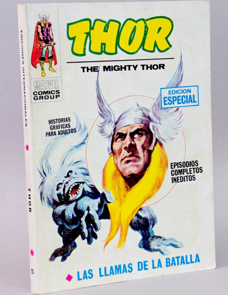 CÓMIC THOR 5 LAS LLAMAS DE LA BATALLA VOL.1 VERTICE MARVEL TACO VOLUMEN EXCELENTE ESTADO
