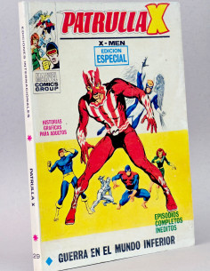 CÓMIC LA PATRULLA X 29 GUERRA EN EL MUNDO VOL.1 VERTICE...