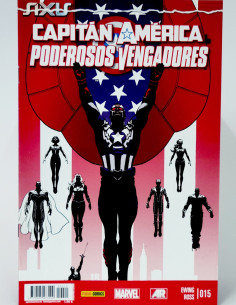 CÓMIC CAPITAN AMÉRICA PODEROSOS VENGADORES 15 AXIS PANINI...