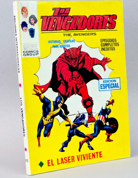 CÓMIC LOS VENGADORES 15 EL LÁSER VIVIENTE VOL.1 VERTICE MARVEL TACO VOLUMEN EXCELENTE ESTADO