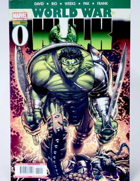 CÓMIC WORLD WAR HULK 0 PANINI MARVEL GRAPA MUY BUEN ESTADO