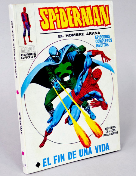 CÓMIC SPIDERMAN 33 EL FIN DE UNA VIDA VOL.1 VERTICE MARVEL TACO (SPIDER-MAN) PRIMERA EXCELENTE