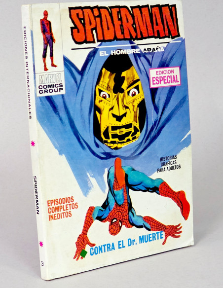 CÓMIC SPIDERMAN 3 CONTRA EL DR MUERTE VOL.1 VERTICE MARVEL TACO (SPIDER-MAN) VOLUMEN EXCELENTE