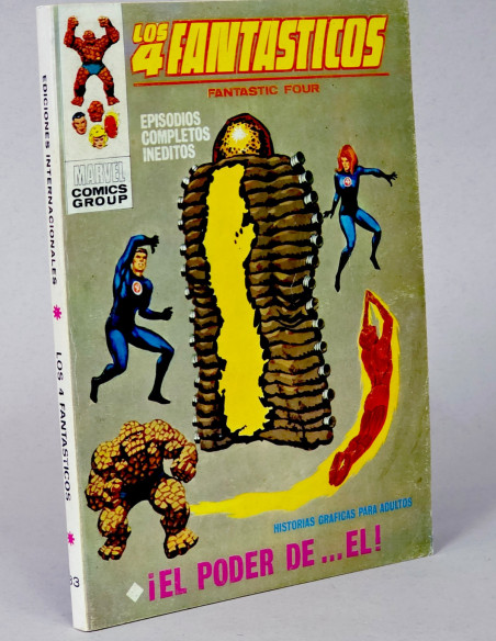 CÓMIC LOS 4 FANTÁSTICOS 33 EL PODER DE EL VOL.1 VERTICE MARVEL TACO VOLUMEN DE KIOSCO