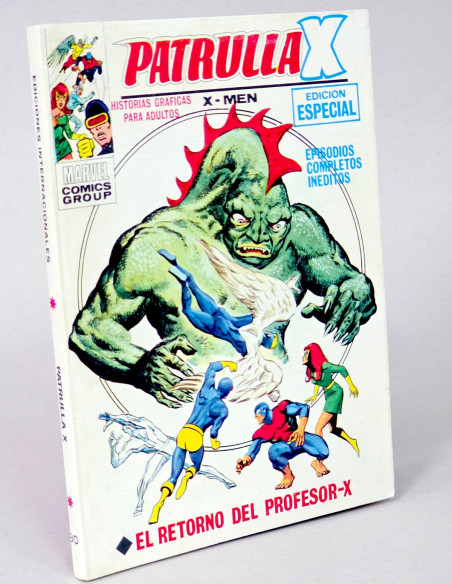 CÓMIC PATRULLA X 30 EL RETORNO DEL PROFESOR X VOL.1 VERTICE MARVEL TACO VOLUMEN DE KIOSCO