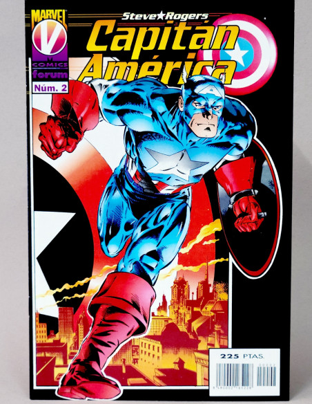 CÓMIC CAPITAN AMÉRICA 2 VOL.3 STEVE ROGERS FORUM MARVEL VOLUMEN GRAPA DE KIOSCO