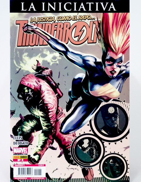CÓMIC THUNDERBOLTS 2 LA INICIATIVA PANINI MARVEL GRAPA DE KIOSCO