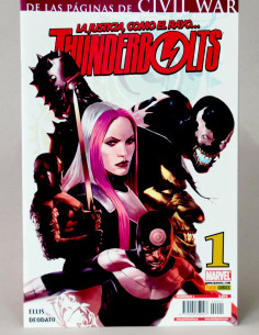 CÓMIC THUNDERBOLTS 1 DE LAS PÁGINAS DE CIVIL WAR PANINI...