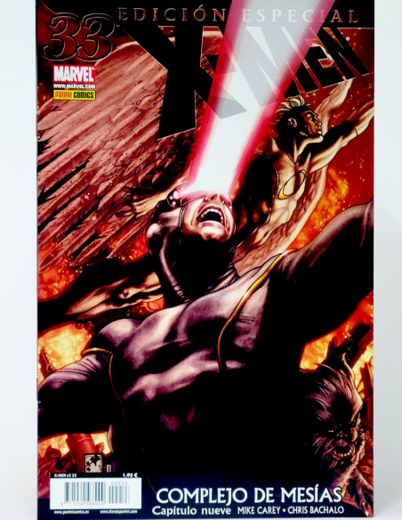 CÓMIC X-MEN 33 COMPLEJO DE MESIAS EDICIÓN ESPECIAL PANINI MARVEL GRAPA DE KIOSCO