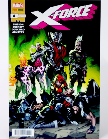 CÓMIC X-FORCE 4 NOVIEMBRE 2019 MALDITOS X-FORCE PANINI MARVEL GRAPA DE KIOSCO