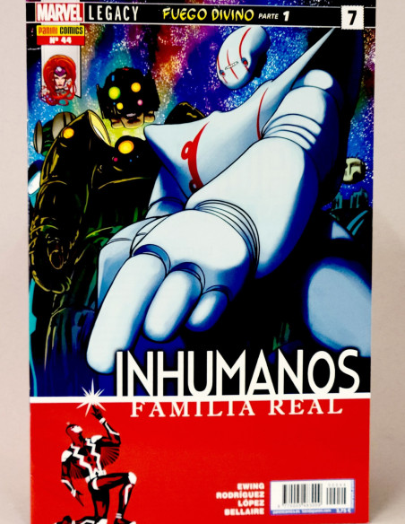CÓMIC INHUMANOS FAMILIA REAL 44 PANINI MARVEL GRAPA DE KIOSCO