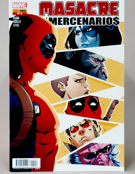 CÓMIC MASACRE Y LOS MERCENARIOS 6 PANINI MARVEL GRAPA DE KIOSCO