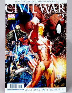 CÓMIC CIVIL WAR 2 LA DECISIÓN DE PETER PARKER PANINI...