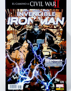 CÓMIC INVENCIBLE IRON MAN 70 EL CAMINO CIVIL WAR II...