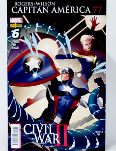 CÓMIC ROGERS WILSON CAPITAN AMÉRICA 77 CIVIL WAR II...