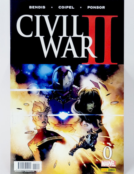 CÓMIC CIVIL WAR II 0 PANINI MARVEL GRAPA DE KIOSCO