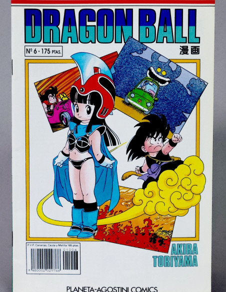 CÓMIC DRAGON BALL 6 SERIE BLANCA MANGA PLANETA DEAGOSTINI GRAPA DE KIOSCO