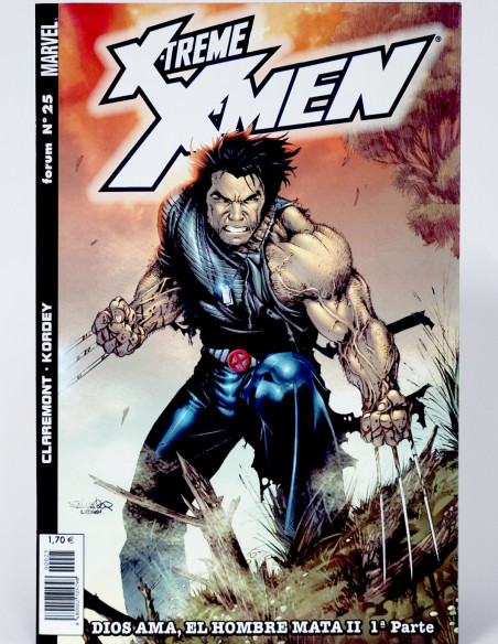 CÓMIC X-TREME X-MEN 25 FORUM MARVEL GRAPA DE KIOSCO